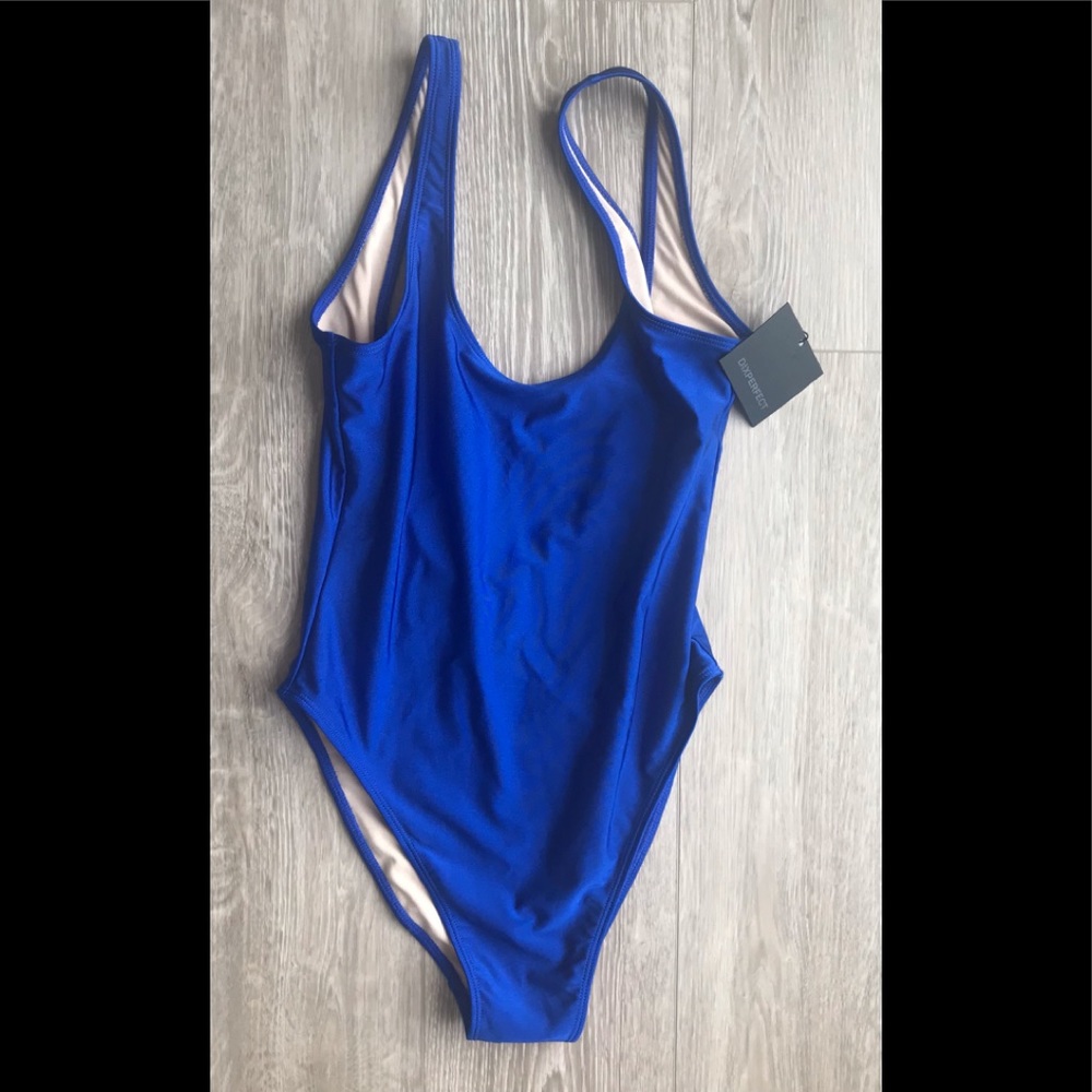 New DixPerfect One Piece Hi Rise 90s Swimsuit size M